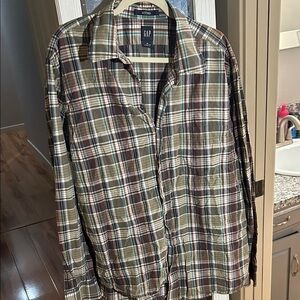 GAP Multicolor Plaid Shirt